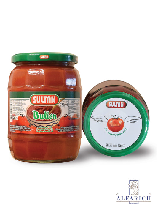 Sultan Double Concentrated Tomato Sauce for Pasta and Pizza 25.4 (720 gr)