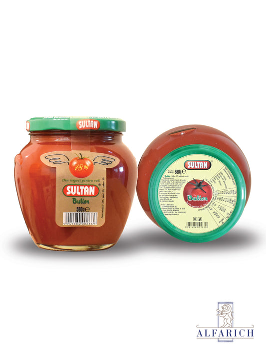 Sultan Double Concentrated Tomato Sauce for Pasta and Pizza 20.5 Oz (580 gr)