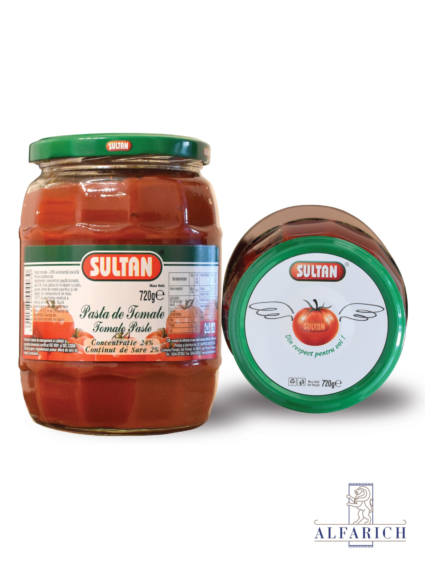 Sultan Double Concentrated Tomato Paste 25.4 Oz (720 gr)