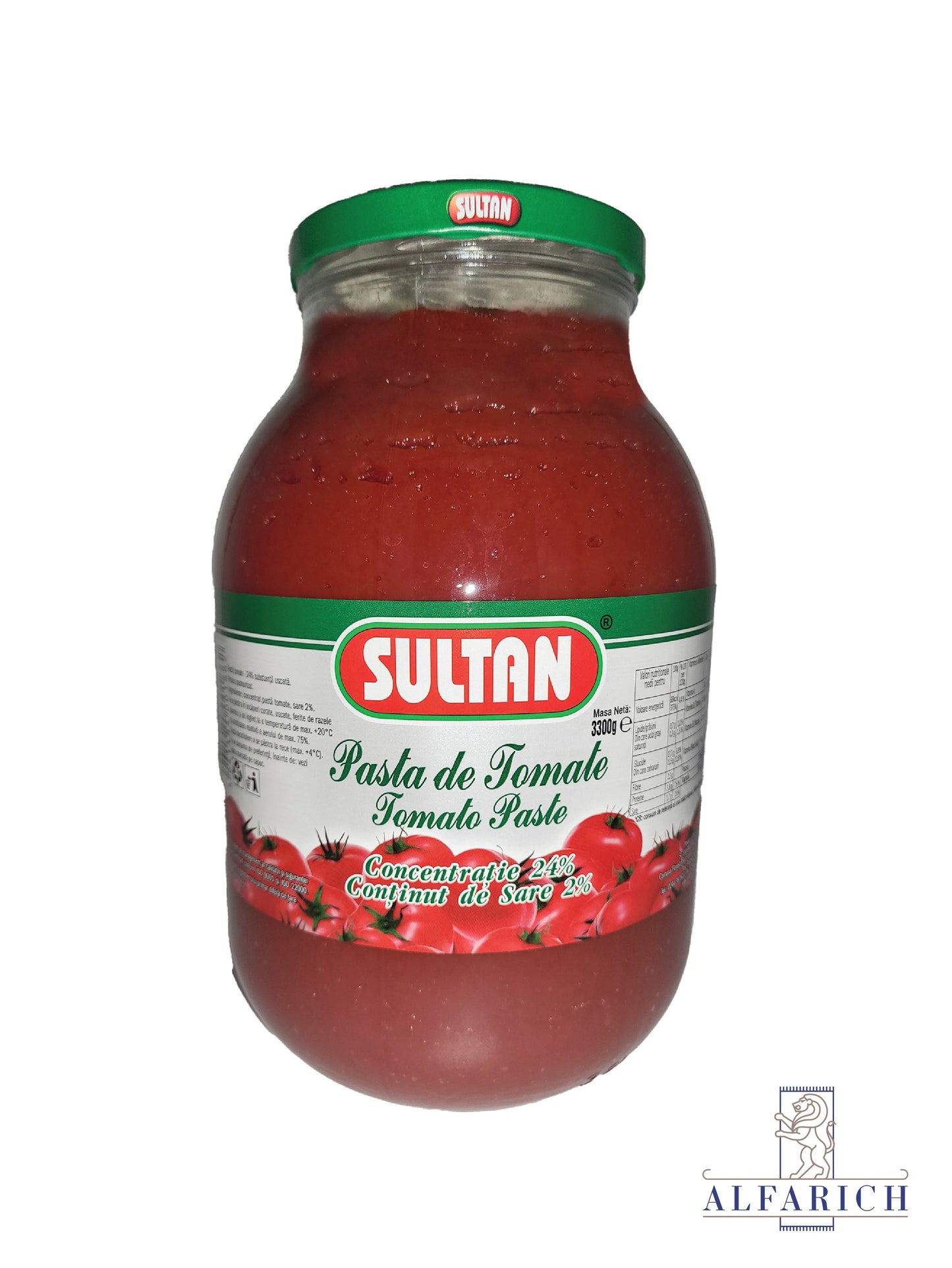 Sultan Double Concentrated Tomato Paste 116.4 Oz (3300 gr)