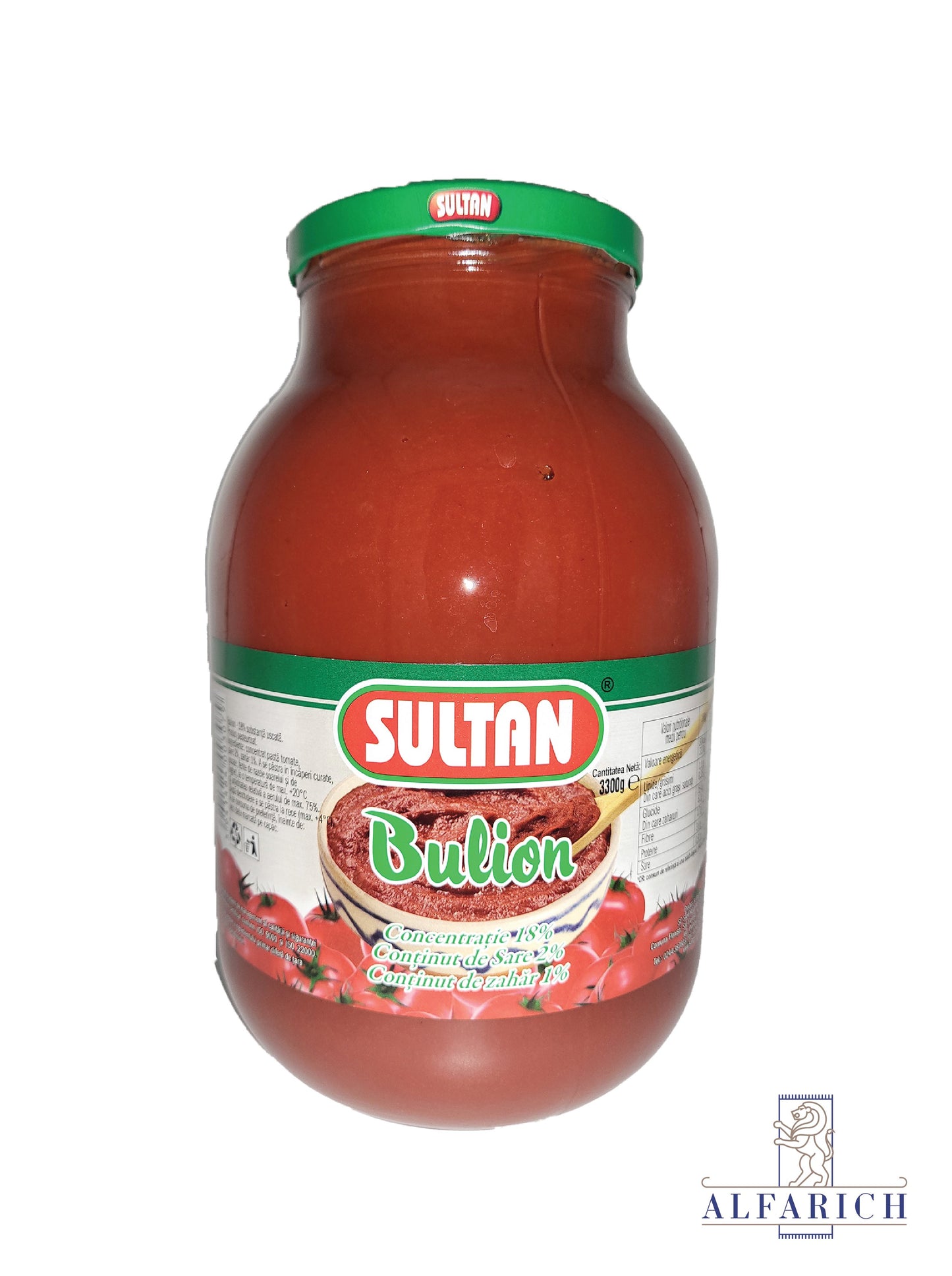 Sultan Double Concentrated Tomato Sauce for Pasta and Pizza 116.4 (3300 gr)