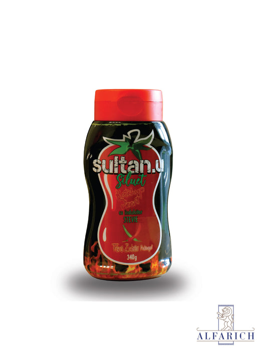 Sultan.u Sugar Free Hot Tomato Ketchup 12 Oz (340 gr)